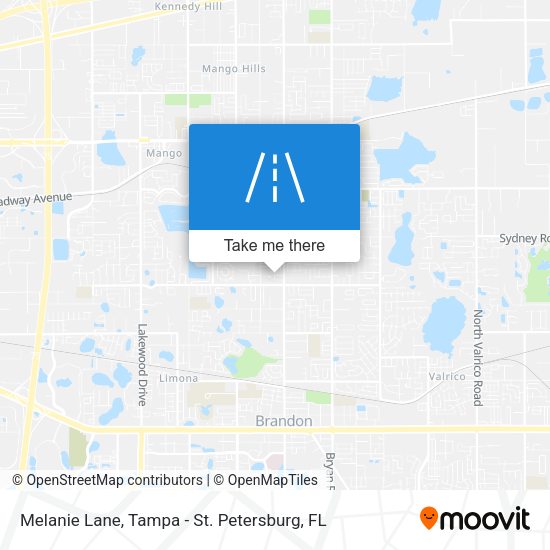 Melanie Lane map