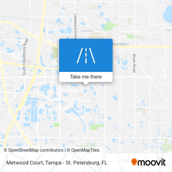 Metwood Court map