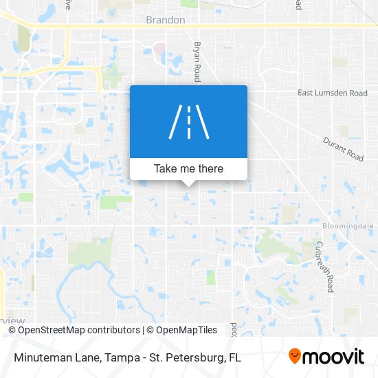 Minuteman Lane map