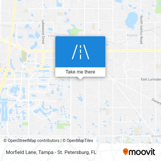 Mapa de Morfield Lane