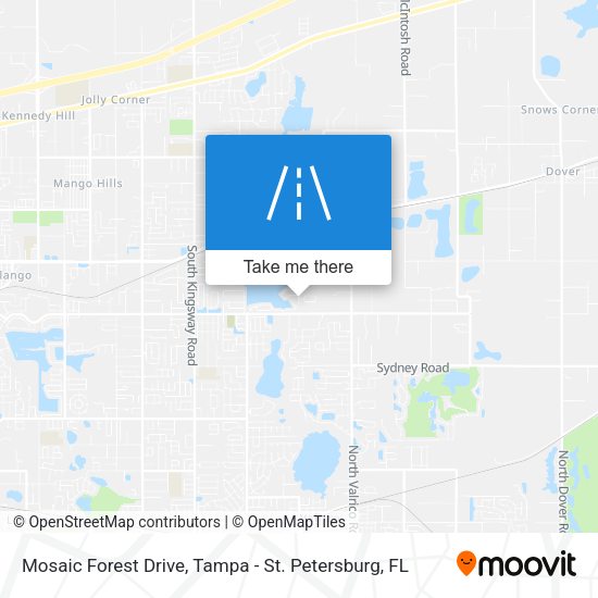 Mapa de Mosaic Forest Drive