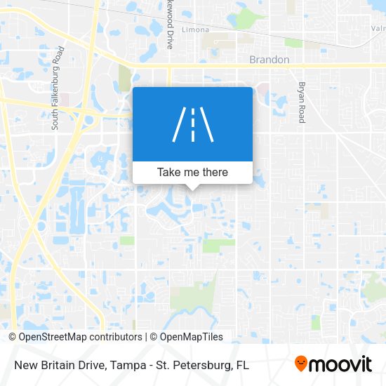 Mapa de New Britain Drive