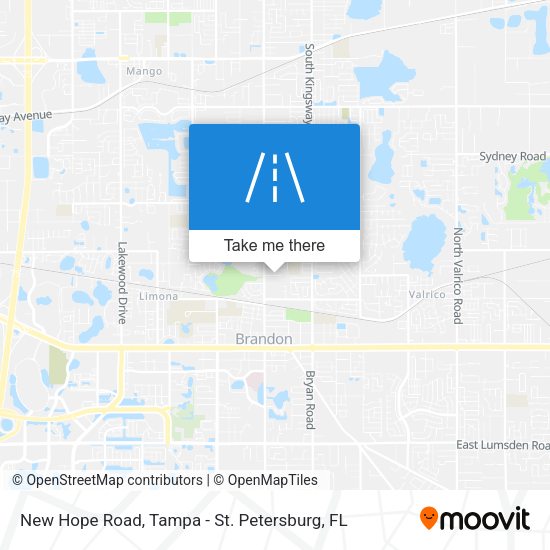 New Hope Road map