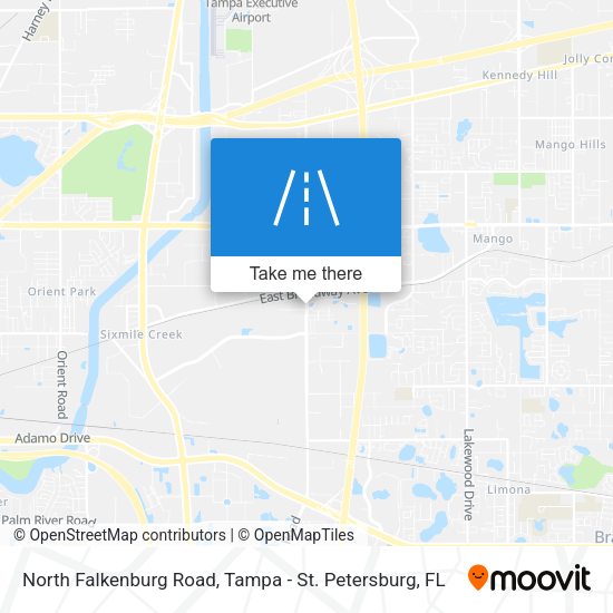 North Falkenburg Road map