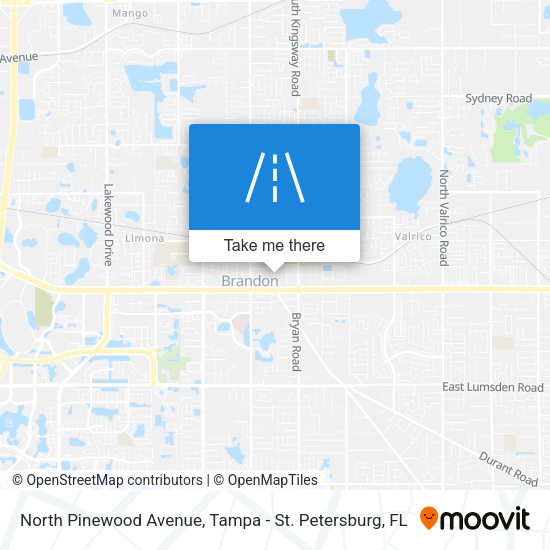 Mapa de North Pinewood Avenue