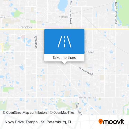 Nova Drive map