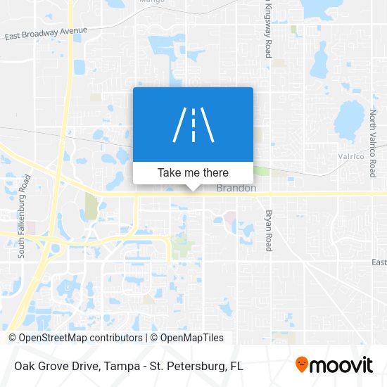 Oak Grove Drive map
