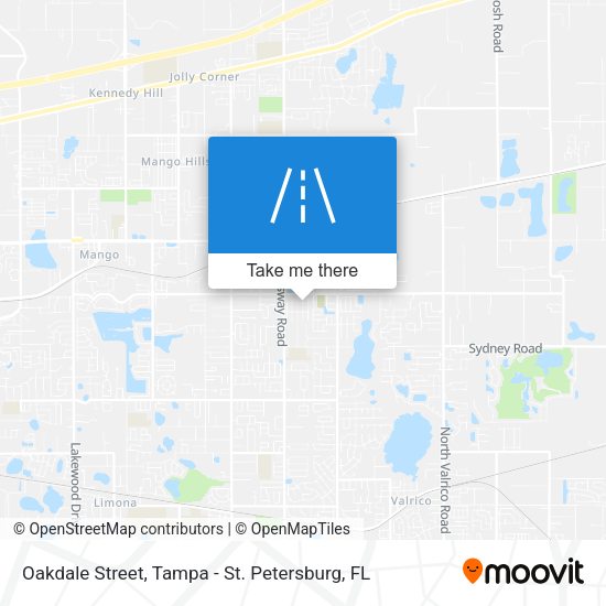 Oakdale Street map