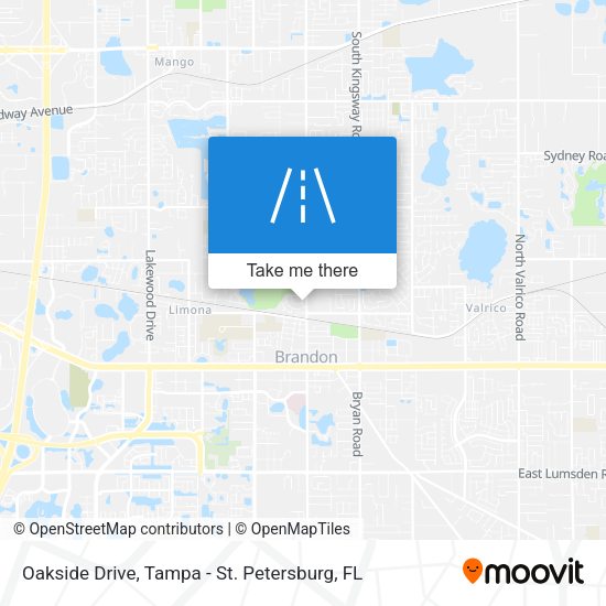 Oakside Drive map