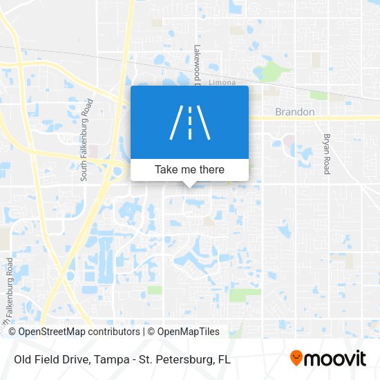 Old Field Drive map