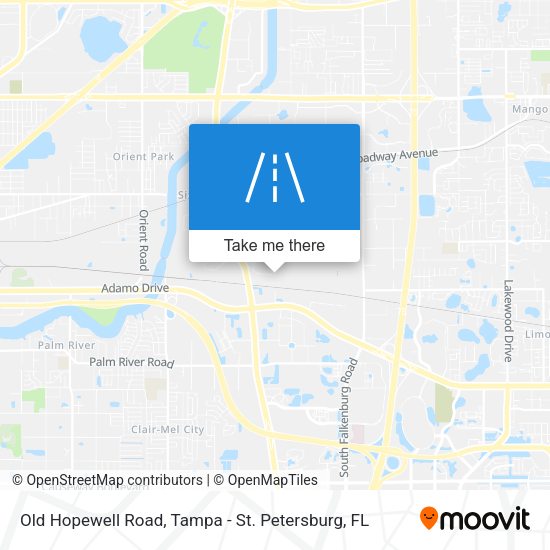 Old Hopewell Road map