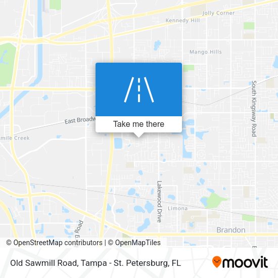Old Sawmill Road map