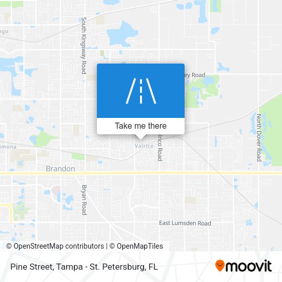 Mapa de Pine Street