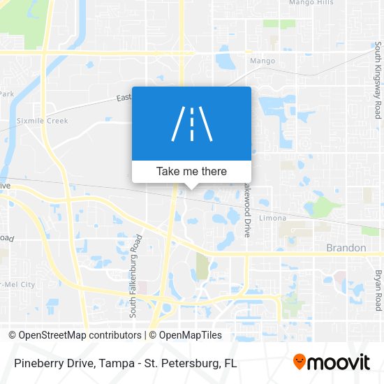 Pineberry Drive map