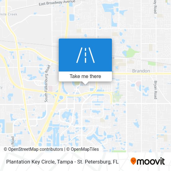Plantation Key Circle map