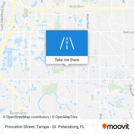 Princeton Street map
