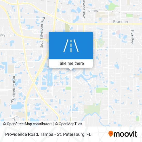 Providence Road map