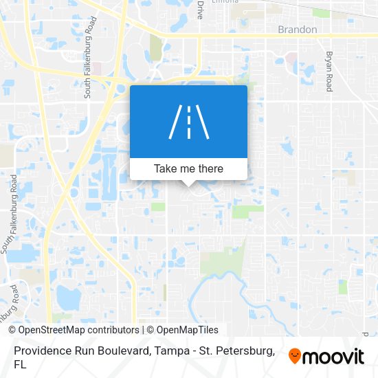Providence Run Boulevard map