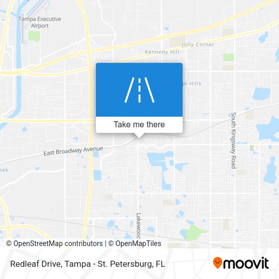 Redleaf Drive map