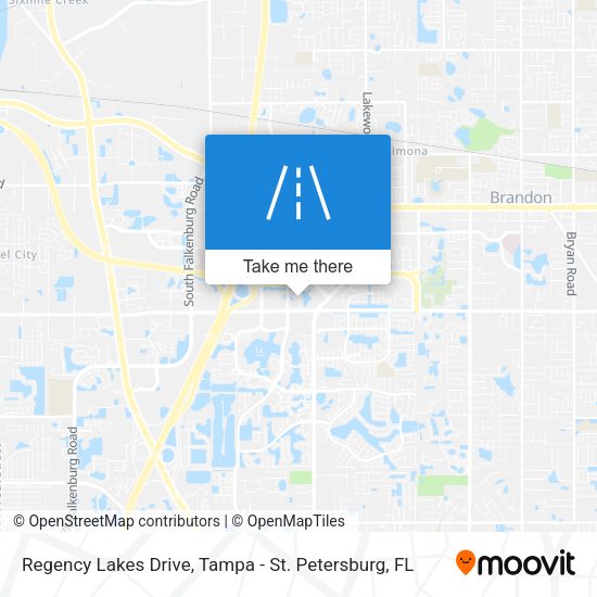 Regency Lakes Drive map