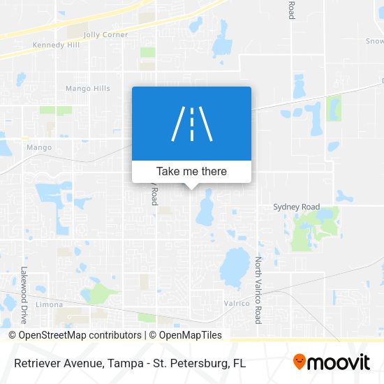 Mapa de Retriever Avenue