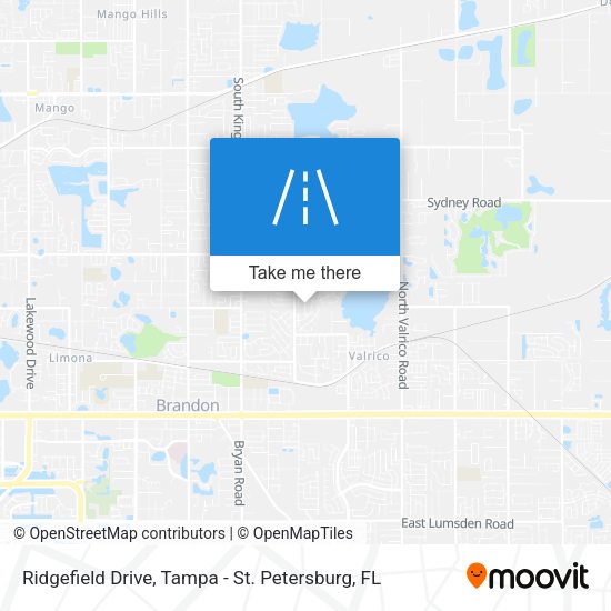 Ridgefield Drive map