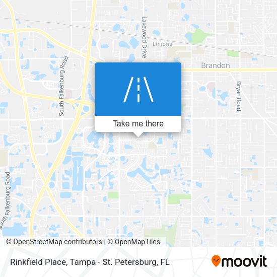 Rinkfield Place map