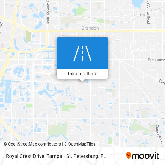 Royal Crest Drive map