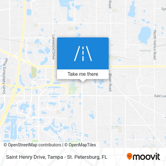 Mapa de Saint Henry Drive