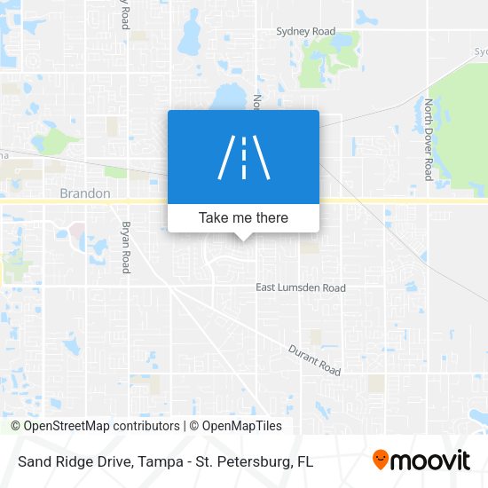 Mapa de Sand Ridge Drive