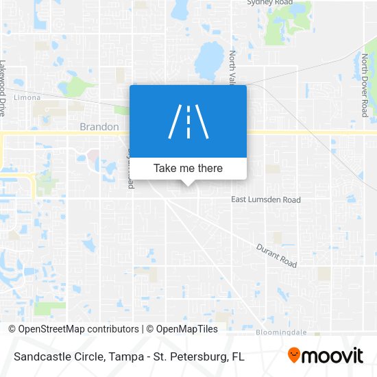 Mapa de Sandcastle Circle