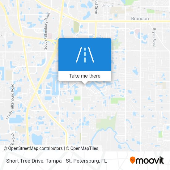 Short Tree Drive map