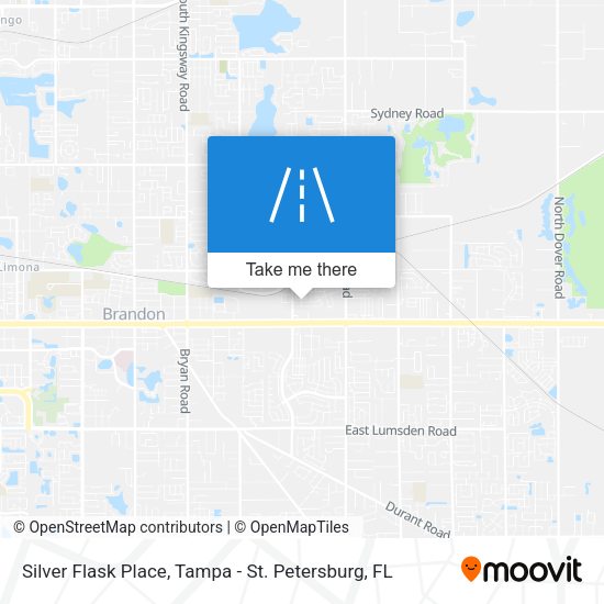 Silver Flask Place map