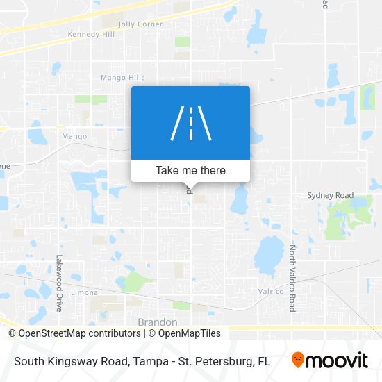 South Kingsway Road map