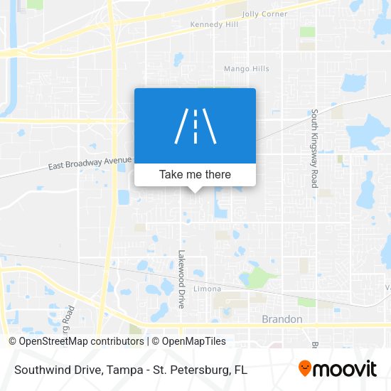 Mapa de Southwind Drive