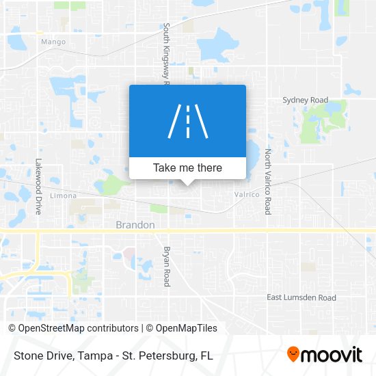 Stone Drive map