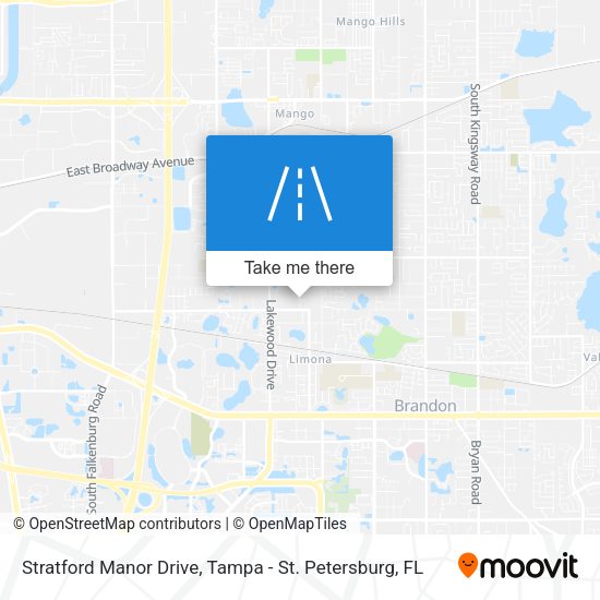 Stratford Manor Drive map