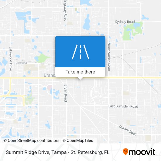 Summit Ridge Drive map