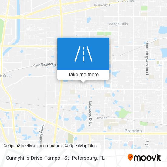 Sunnyhills Drive map
