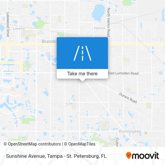 Mapa de Sunshine Avenue