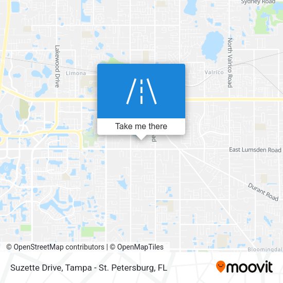 Mapa de Suzette Drive