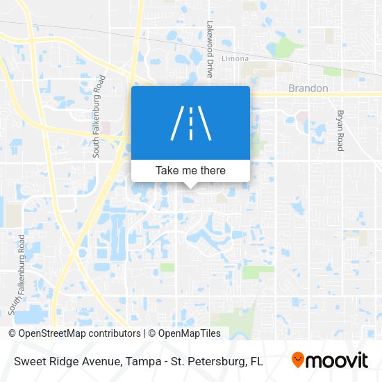 Mapa de Sweet Ridge Avenue