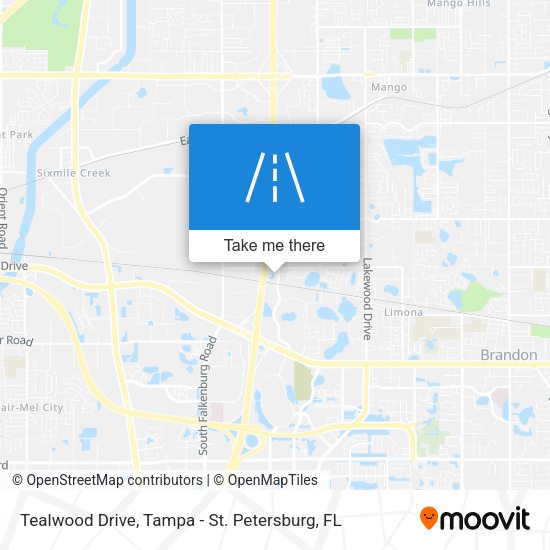 Mapa de Tealwood Drive