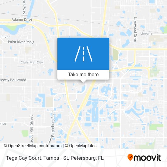 Mapa de Tega Cay Court