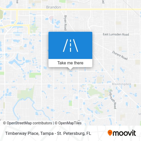 Timberway Place map