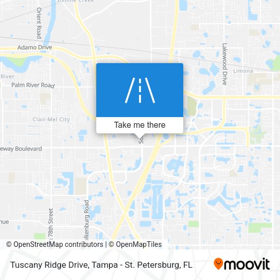 Tuscany Ridge Drive map