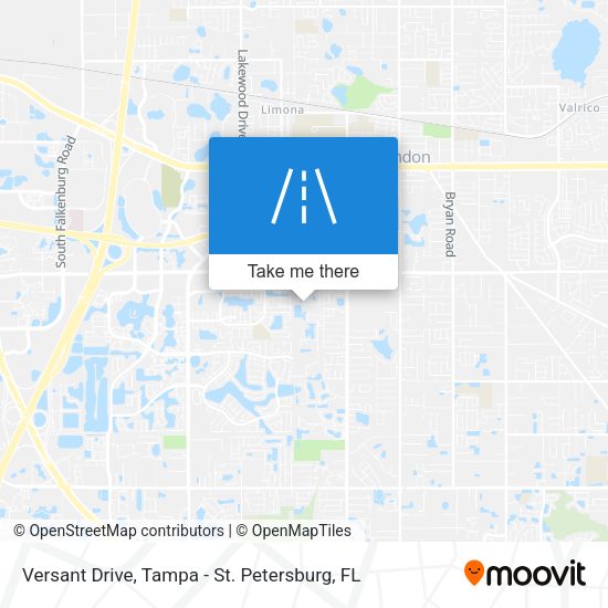 Versant Drive map