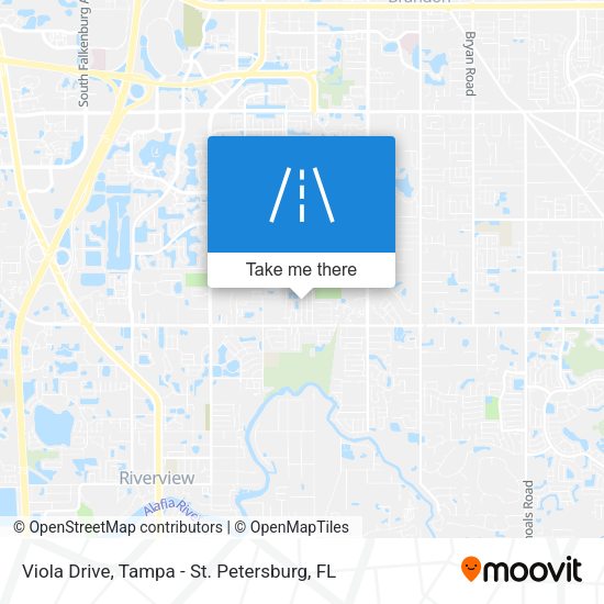 Viola Drive map