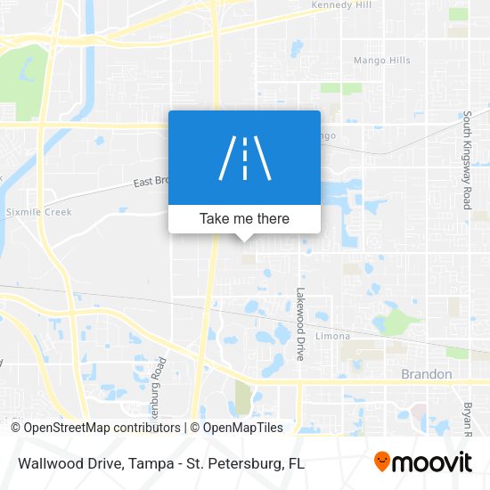 Wallwood Drive map