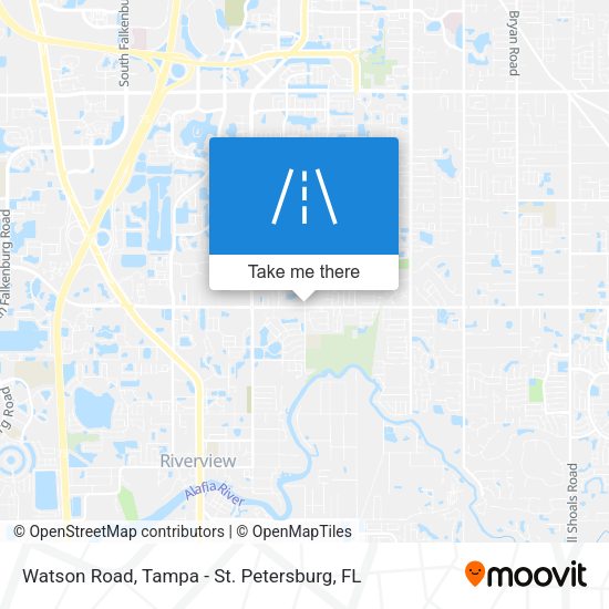 Mapa de Watson Road